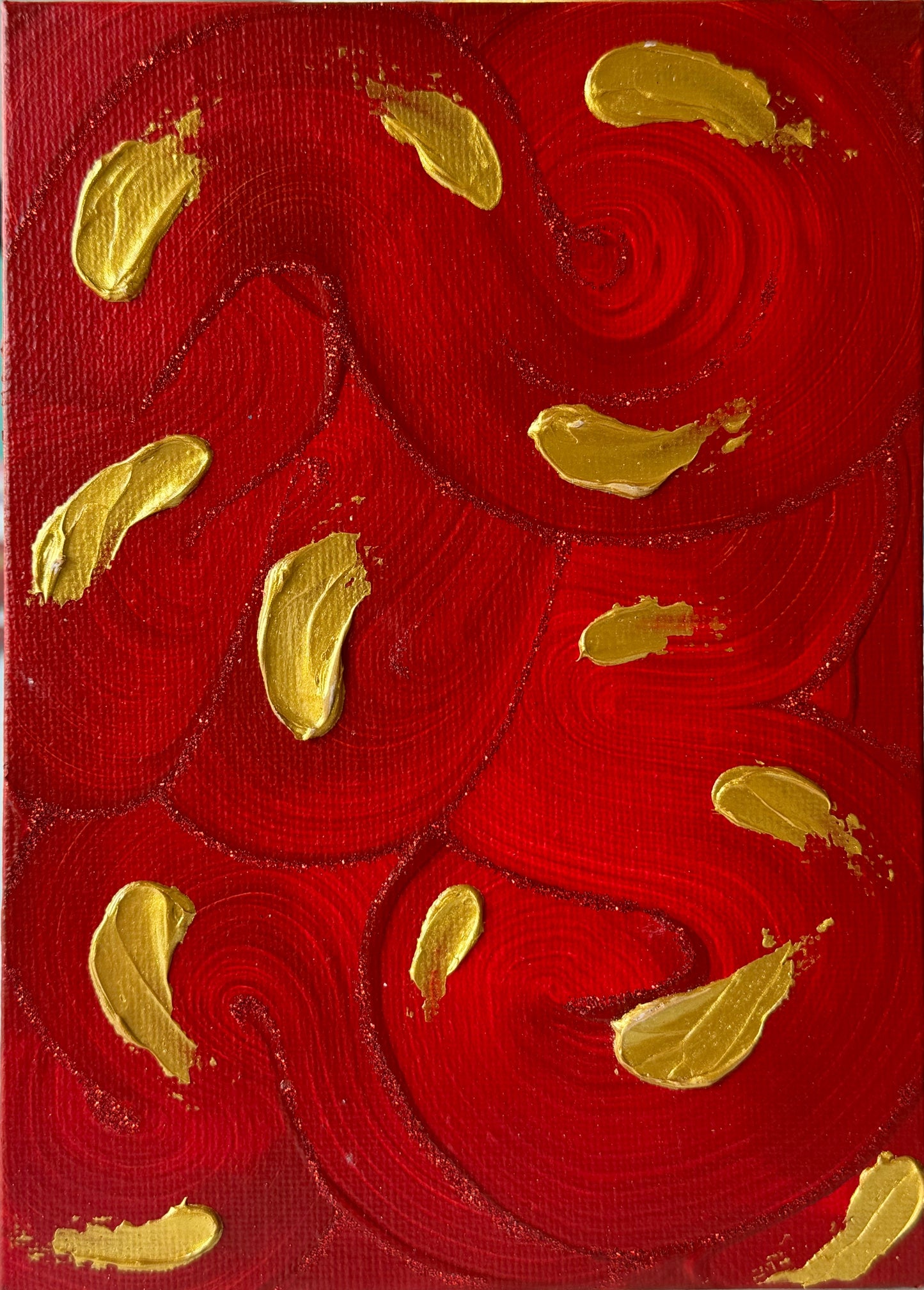 "Red Abstract #6"