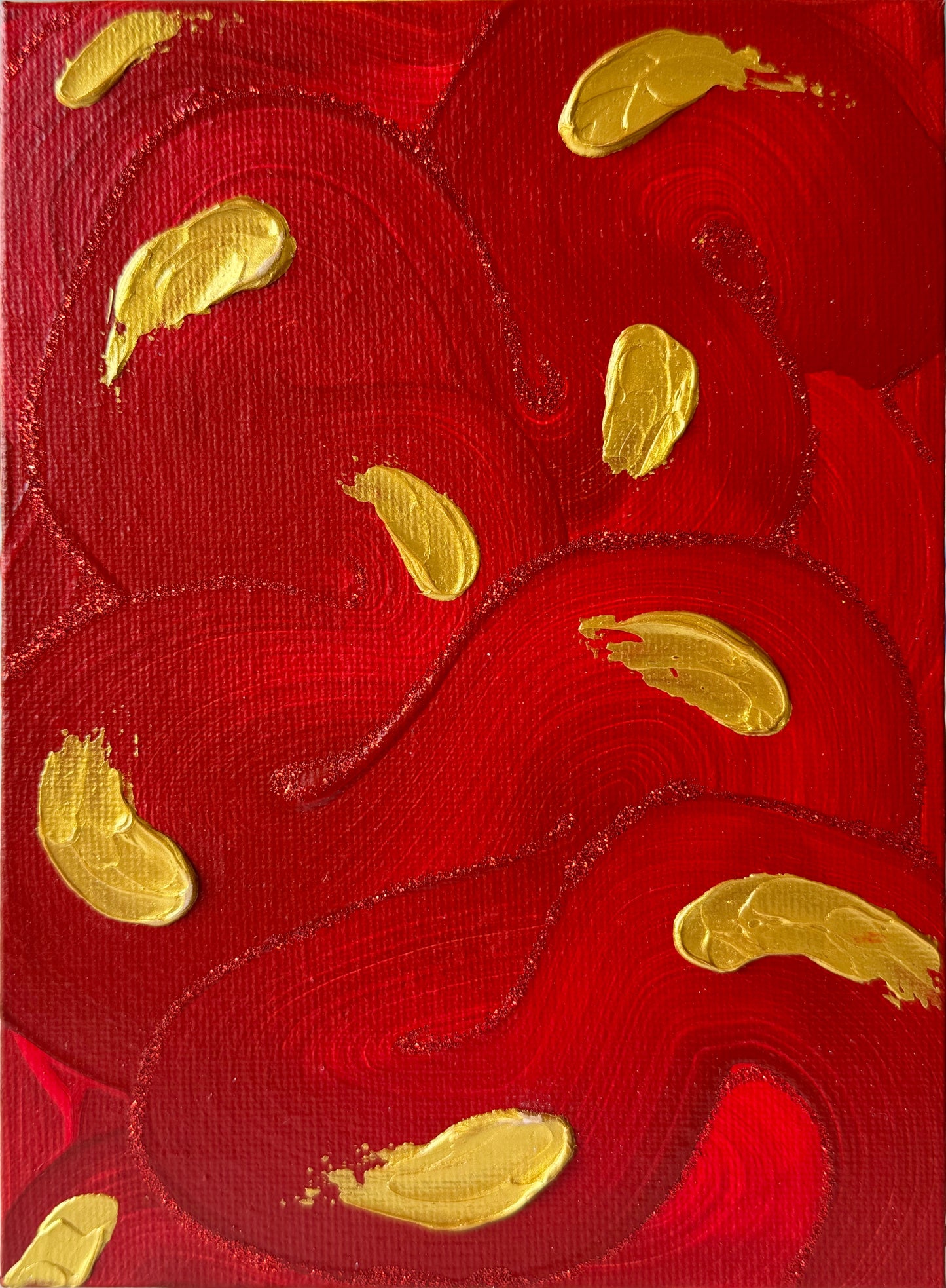 "Red Abstract #7"