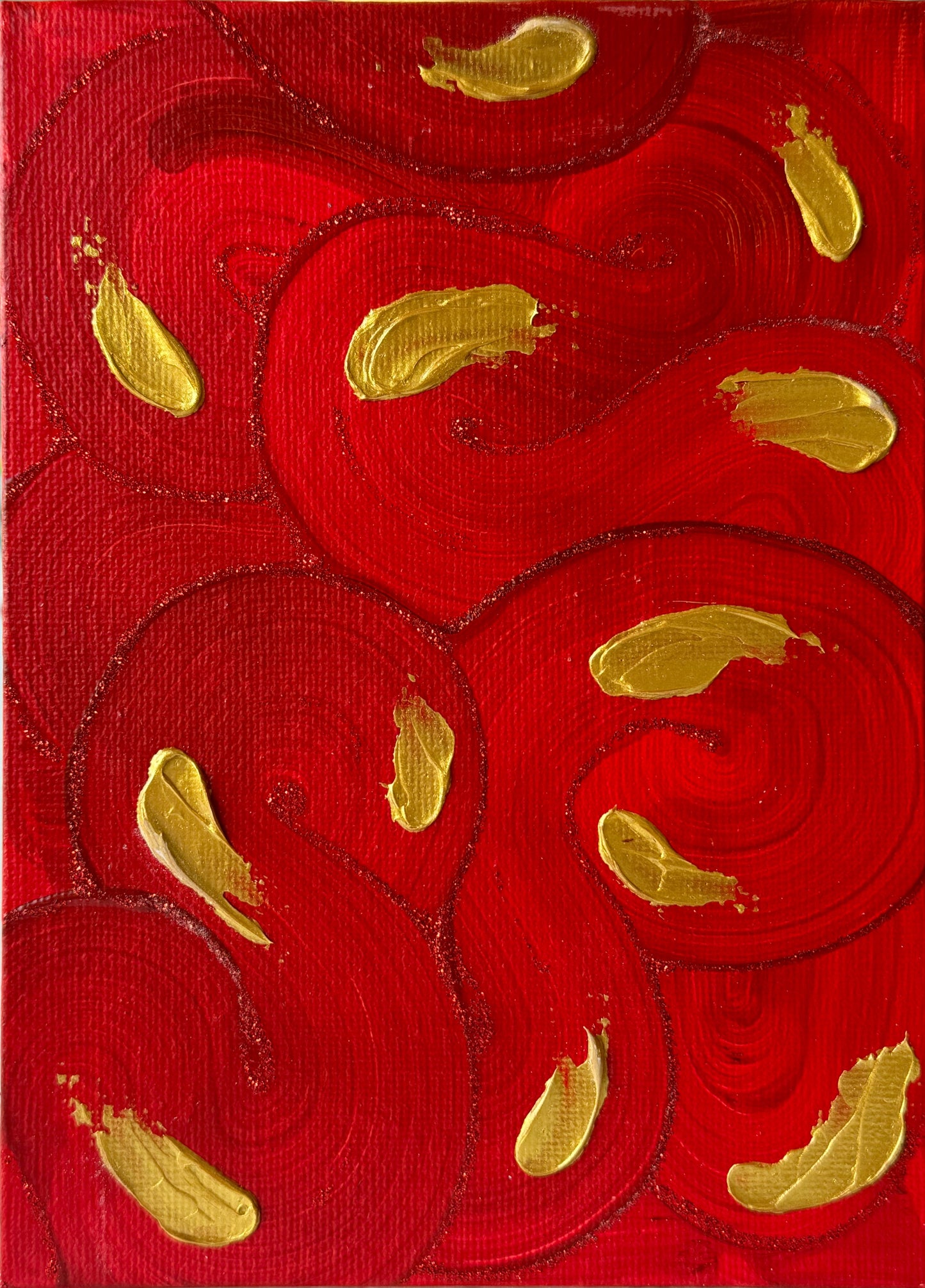 "Red Abstract #8"