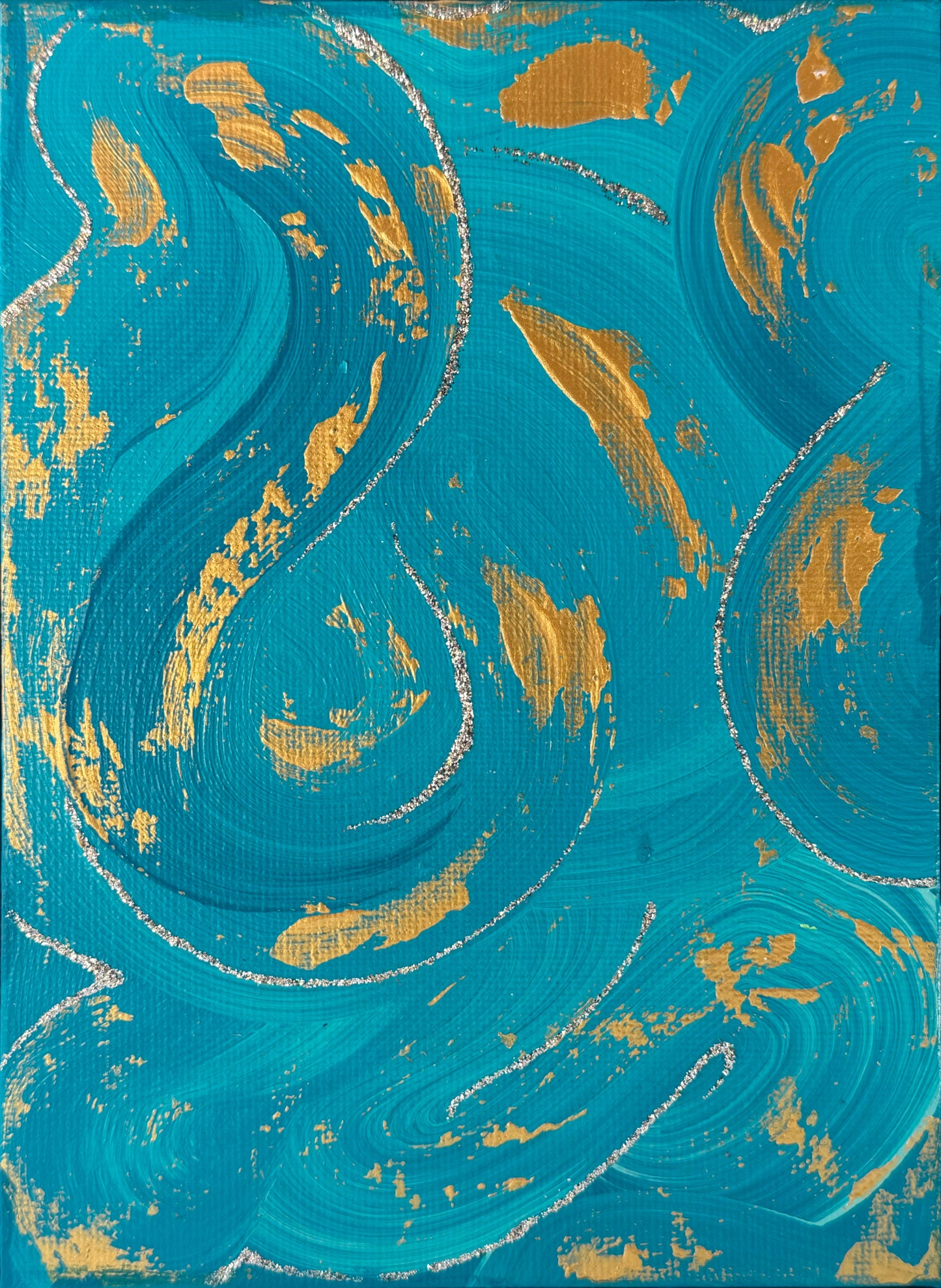 "Teal Abstract #1"