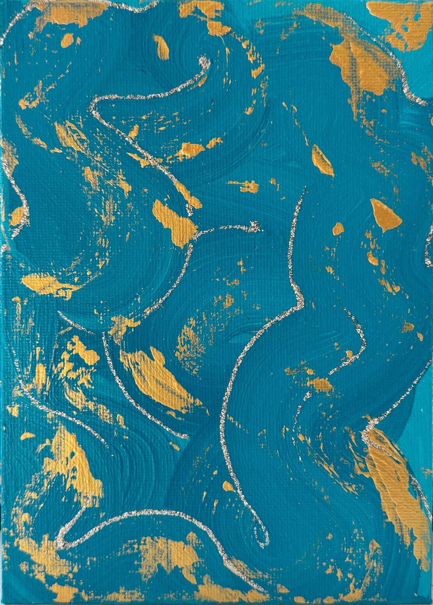 "Teal Abstract #3"