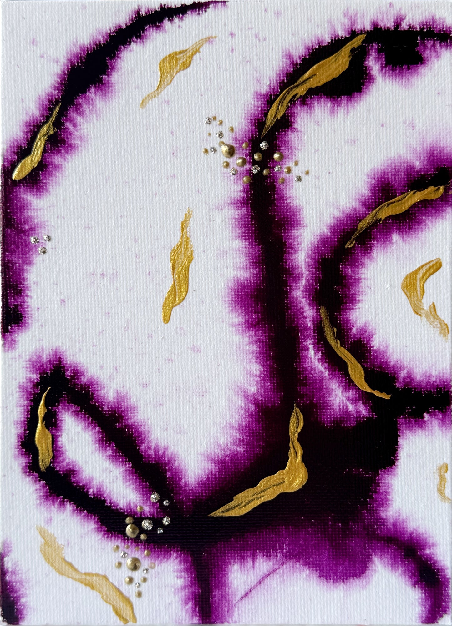 "Purple Flow Abstract #1"