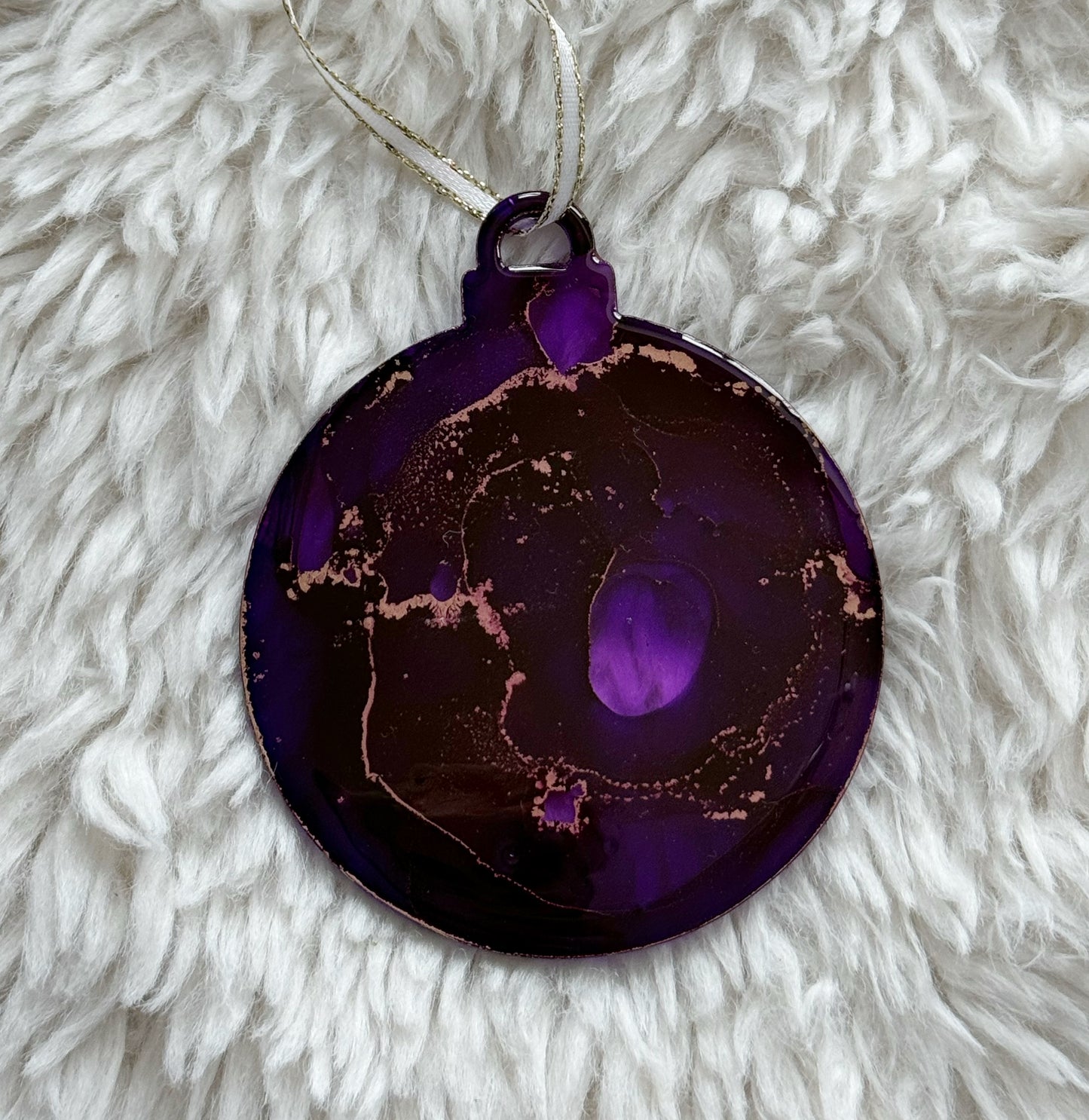 Ornaments: Set of 6: Purple