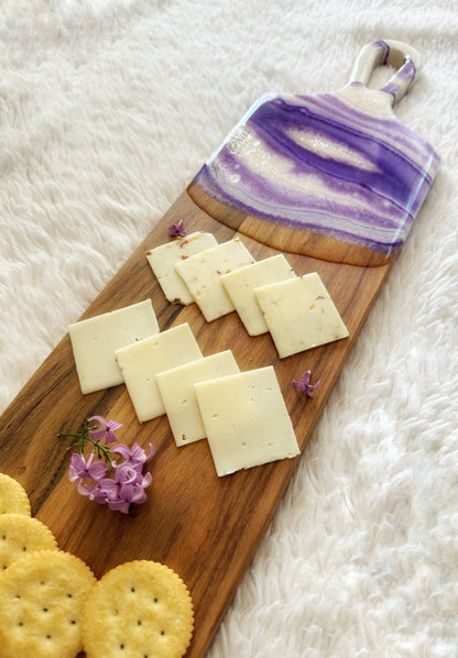 Charcuterie Board: "Creamy and Purple"