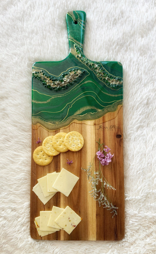 Charcuterie Board: "Malachite With a Twist"