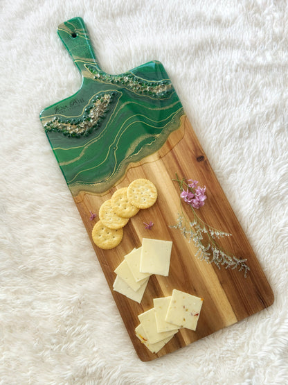 Charcuterie Board: "Malachite With a Twist"